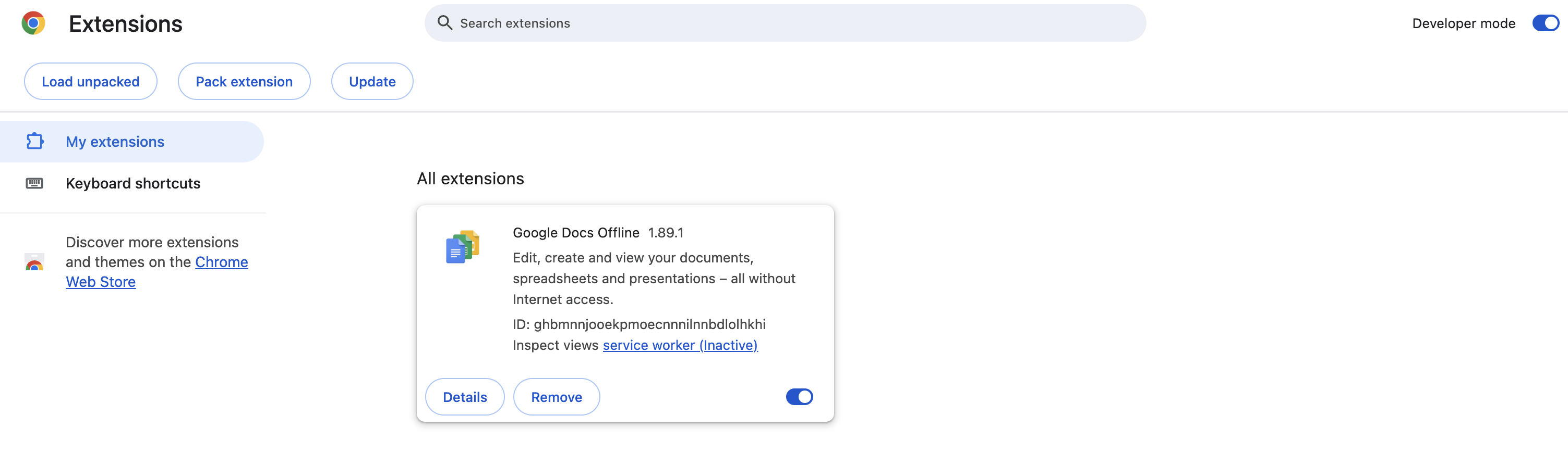 Extensions Developer